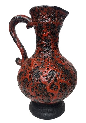 Lot 16 - JOKEPO KERAMIK - MODEL 70/28 - 1960S WEST GERMAN VASE JUG