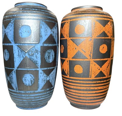 Lot 70 - SIERY FOR CARSTENS - MODEL 435 - PAIR OF WEST GERMAN VASES