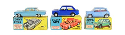 Lot 386 - DIECAST -X3 VINTAGE CORGI TOYS DIECAST MODELS