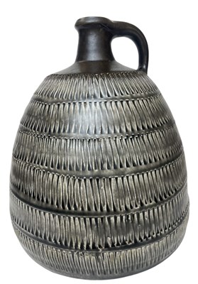Lot 63 - JOPAS FOR CERAMANO - 1960S WEST GERMAN BOTTLE VASE / EWER