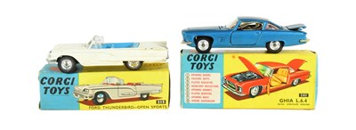 Lot 252 - DIECAST - X2 VINTAGE CORGI TOYS DIECAST MODEL CARS