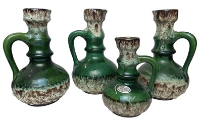 Lot 27 - JOPEKO KERAMIK - MODEL 1201 - FOUR 1960S WEST GERMAN VASES