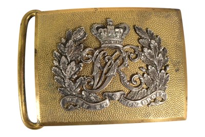 Lot 362 - 19TH CENTURY VICTORIAN DRAGOON GUARDS OFFICERS BELT BUCKLE
