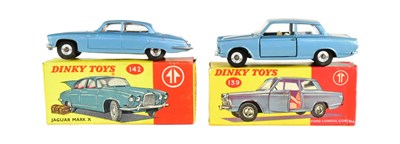 Lot 212 - DIECAST - X2 VINTAGE DINKY TOYS DIECAST MODEL CARS