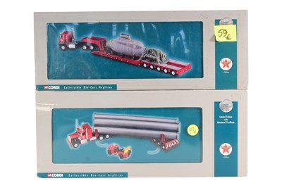 Lot 176 - DIECAST - X2 CORGI TEXAS PIPELINE DIECAST MODEL SETS