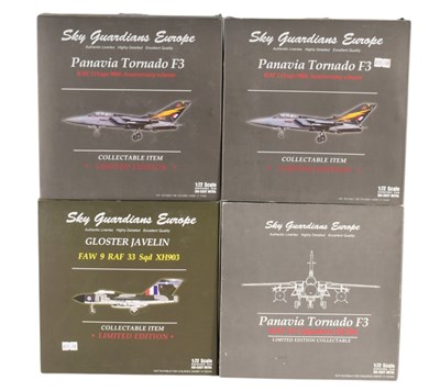 Lot 193 - DIECAST - X4 SKY GUARDIANS EUROPE DIECAST MODEL SETS