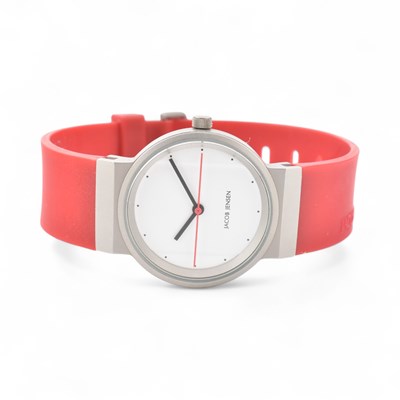 Lot 365 - JACOB JENSEN - CONTEMPORARY STAINLESS STEEL ASCENT WRISTWATCH