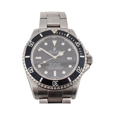 Lot 14 - ROLEX OYSTER PERPETUAL DATE SEA DWELLER WRISTWATCH