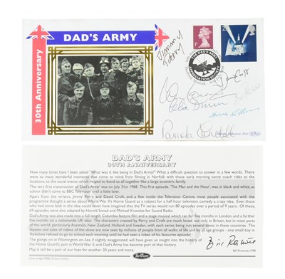 Lot 101 - DAD'S ARMY (BBC SITCOM) - MULTI-SIGNED 1998 BENHAM FIRST DAY COVER