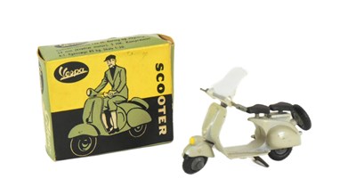 Lot 172 - DIECAST - VINTAGE TEKNO DIECAST VESPA SCOOTER