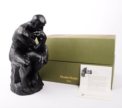 Lot 201 - AUGUSTE RODIN - REPRODUCTION COPY OF THE SCULPTURE THE THINKER