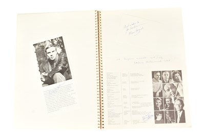 Lot 190 - MUSICIANS - LARGE ALBUM OF MID-CENTURY MUSICIAN AUTOGRAPHS