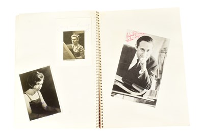 Lot 190 - MUSICIANS - LARGE ALBUM OF MID-CENTURY MUSICIAN AUTOGRAPHS