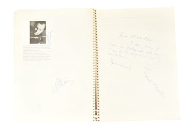 Lot 190 - MUSICIANS - LARGE ALBUM OF MID-CENTURY MUSICIAN AUTOGRAPHS