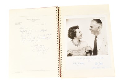 Lot 190 - MUSICIANS - LARGE ALBUM OF MID-CENTURY MUSICIAN AUTOGRAPHS
