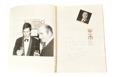 Lot 190 - MUSICIANS - LARGE ALBUM OF MID-CENTURY MUSICIAN AUTOGRAPHS
