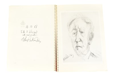 Lot 190 - MUSICIANS - LARGE ALBUM OF MID-CENTURY MUSICIAN AUTOGRAPHS