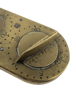 Lot 20 - G. & J. W HAWKLEY - 19TH CENTURY VICTORIAN BRASS HUNTING GAME COUNTER