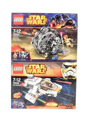 Lot 735 - LEGO - STAR WARS - X2 FACTORY SEALED LEGO STAR WARS SETS