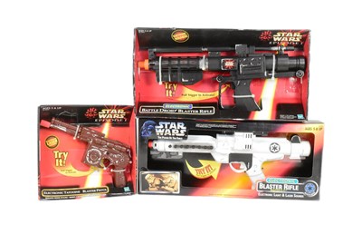 Lot 86 - STAR WARS - COLLECTION OF ELECTRONIC BLASTER TOYS