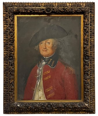 Lot 355 - BELIEVED 11TH EARL OF PEMBROKE GEORGE AUGUSTUS HERBERT OIL ON CANVAS PAINTING