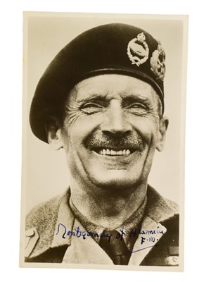 Lot 187 - MILITARY HISTORY - FIELD MARSHALL MONTGOMERY 'MONTY' AUTOGRAPH
