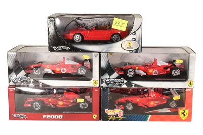 Lot 97 - DIECAST - HOT WHEELS RACING 1/18 SCALE DIECAST MODEL CARS