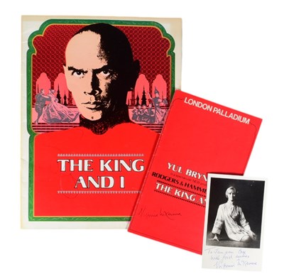 Lot 197 - THEATRE - YUL BRYNNER - THE KING & I - CAST SIGNED PROGRAMMES