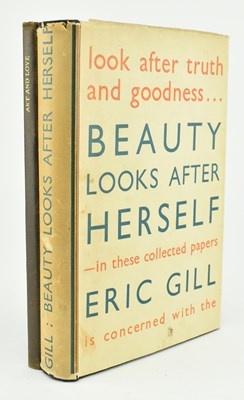 Lot 6 - GILL, ERIC. 1927 ART AND LOVE SIGNED LIMITED EDITION BY GOLDEN COCKEREL PRESS