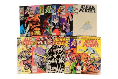 Lot 534 - MARVEL COMICS - 1983 ALPHA FLIGHT ISSUES 1-11
