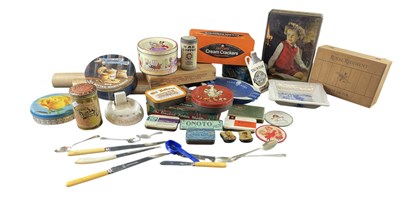 Lot 103 - VINTAGE ADVERTISING ITEMS - MIXED SELECTION OF TINS AND OTHER ITEMS