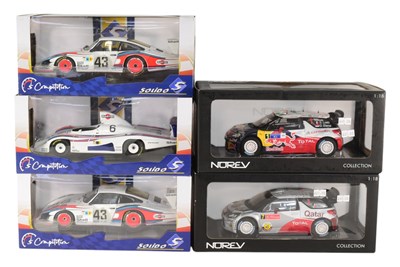 Lot 199 - DIECAST - COLLECTION OF 1/18 SCALE DIECAST MODEL RACING CARS