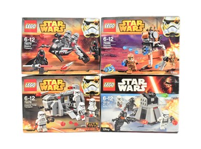 Lot 747 - LEGO - STAR WARS - X4 FACTORY SEALED LEGO STAR WARS SETS