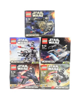 Lot 757 - LEGO - STAR WARS - X5 FACTORY SEALED LEGO STAR WARS SETS