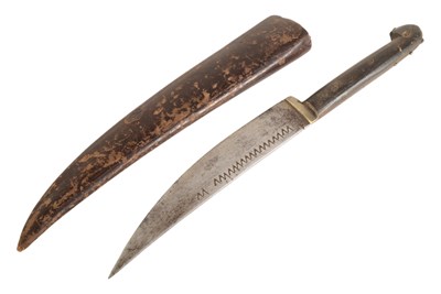 Lot 407 - 19TH CENTURY OTTOMAN EMPIRE KARD KNIFE
