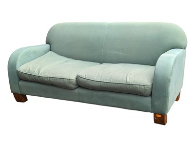 Lot 584a - DELCOR - A CONTEMPORARY DESIGNER DELCOR DECO STYLE SOFA SETTEE