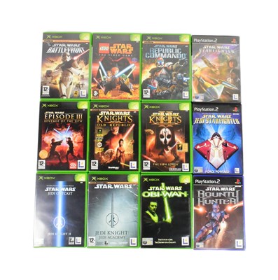 Lot 108 - STAR WARS - COLLECTION OF XBOX AND PLAYSTATION VIDEO GAMES