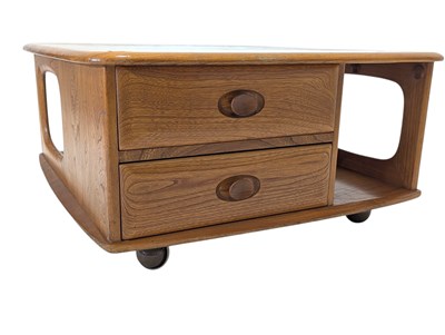 Lot 182 - ERCOL - PANDORA - GOLDEN DAWN TEAK MID CENTURY SIDE TABLE