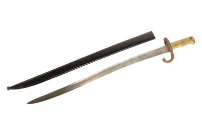 Lot 414 - 19TH CENTURY FRENCH CHASSEPOT RIFLE BAYONET