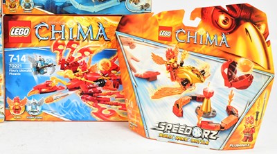 Lot 761 - LEGO - LEGENDS OF CHIMA - X6 FACTORY SEALED LEGO CHIMA SETS