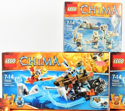 Lot 761 - LEGO - LEGENDS OF CHIMA - X6 FACTORY SEALED LEGO CHIMA SETS
