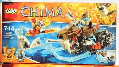 Lot 761 - LEGO - LEGENDS OF CHIMA - X6 FACTORY SEALED LEGO CHIMA SETS