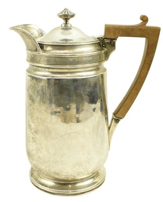 Lot 11 - 19TH CENTURY VICTORIAN HALLMARKED SILVER WATER JUG
