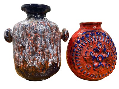 Lot 94 - CARSTENS TONNIESHOF - PAIR OF 1960S WEST GERMAN VASE