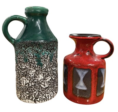 Lot 114 - MAREI KERAMIK - MODEL 6302 - 1970S WEST GERMAN BOTTLE VASE