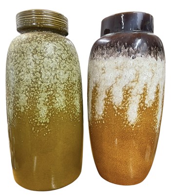 Lot 112 - SCHEURICH KERAMIK - MODEL 553/38 - PAIR OF 1960S WEST GERMAN VASE