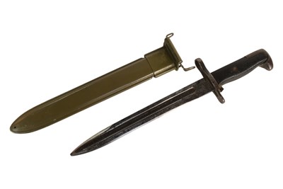 Lot 443 - WWII SECOND WORLD WAR UNITED STATES M1-E GARAND RIFLE BAYONET
