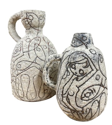 Lot 86 - ADELE BOLZ FOR RUSCHA KERAMIK - 1960S FILIGRAN VASE