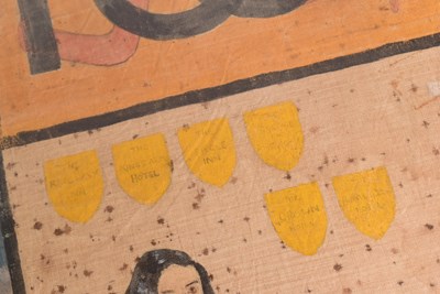 Lot 4 - ORIGINAL WWII NOSE ART FROM A VICKERS WELLINGTON BOMBER