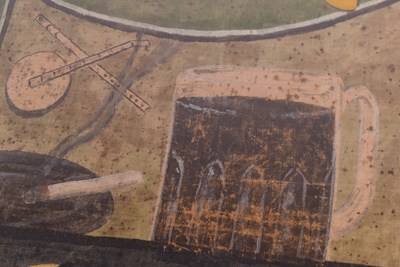 Lot 4 - ORIGINAL WWII NOSE ART FROM A VICKERS WELLINGTON BOMBER